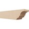 Ekena Millwork 4in. W x 4in. H x 16in. L Asheboro Woodgrain TimberThane Rafter Tail, Primed Tan RFTUR04X04X16ASHRCPR - alternate 1